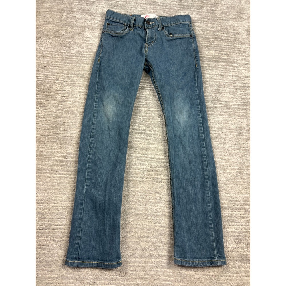 Levi's Jeans Boys 14 Blue 511 Slim Fit Medium Wash Denim Stretch Pants